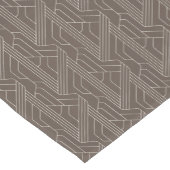 Derby Day Party Ivory Pattern Brown Kurzer Tischläufer (Ecke)