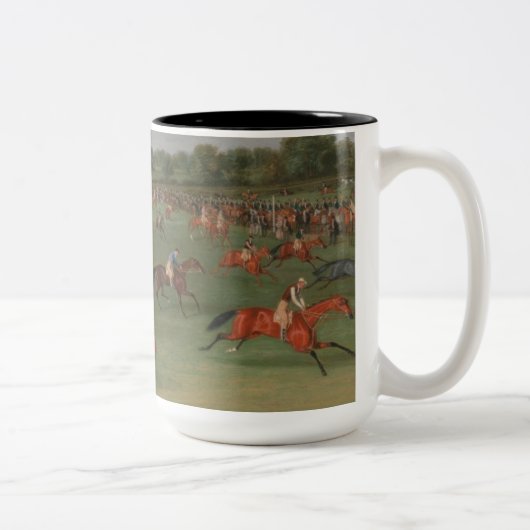 Derby Day Race Horses Tasse (Rechts)