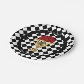 Derby Day Trophy and Roses Pappteller (Schrägansicht)