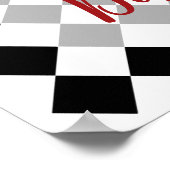 Derby Day Trophy und Rose Willkommen Poster (Ecke)