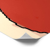 Derby Day Vintag Woman Poster (Ecke)