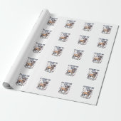 Derby Day Y'all Pferd Blumenhut Geschenkpapier (Ungerollt)