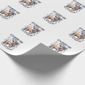 Derby Day Y'all Pferd Blumenhut Geschenkpapier (Ecke)