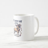 Derby Day Y'all Pferd Blumenhut Kaffeetasse (VorderseiteRechts)