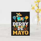 Derby De Mayo Cinco De Mayo Mexican Karte (Gelbe Blume)