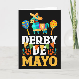 Derby De Mayo Cinco De Mayo Mexikanisch Karte