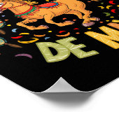 Derby De Mayo Funny Cinco De Mayo Mexiko Party Poster (Ecke)