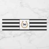 Derby Drink Beverage Labels für Babydusche Wasserflaschenetikett (Einzelnes Label)