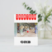 Derby Gewinner "Orb" als 2 Jahre alt Postkarte (Stehend Vorderseite)