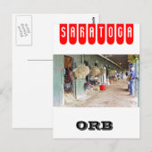 Derby Gewinner "Orb" als 2 Jahre alt Postkarte (Vorne/Hinten)