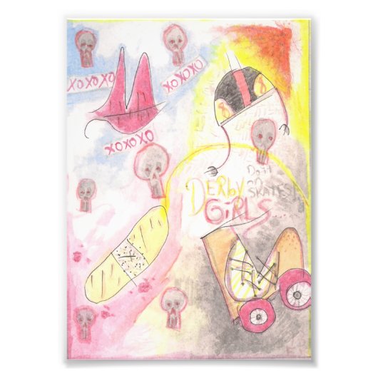 Derby Girls Fotodruck (Vorne)