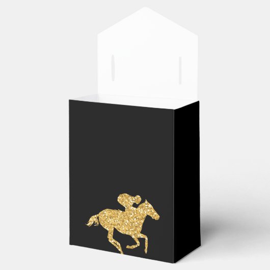 Derby Gold Racehorse und Jockey Geschenkschachtel (Geöffnet)