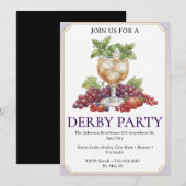 Derby Horse Icon for Invitations Einladung (Vorne/Hinten)