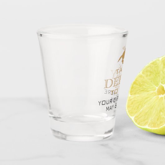 Derby Horse Race Party Custom Schnapsglas (Links)