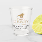 Derby Horse Race Party Custom Schnapsglas (Vorderseite)