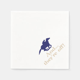Derby Horse Racing Paper Napkins Serviette