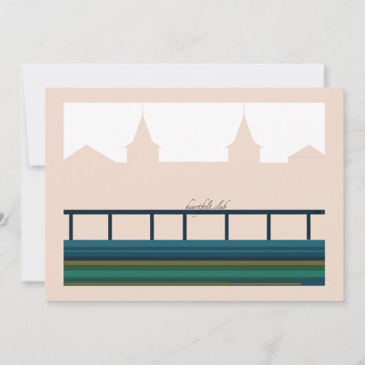 Derby Horse Racing Party Einladung (Rückseite)