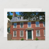Derby House, Salem, MA Postkarte (Vorne/Hinten)