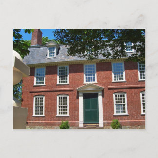 Derby House, Salem, MA Postkarte