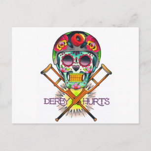 Derby Hurts Postkarte
