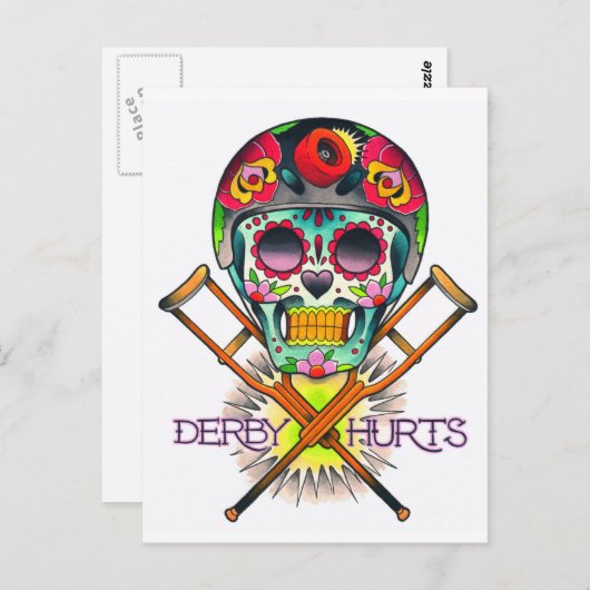Derby Hurts Postkarte (Vorne/Hinten)