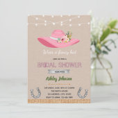 Derby-Hut-Brause Einladung (Stehend Vorderseite)