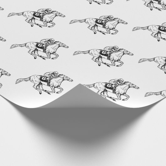 Derby ich Kentucky Geschenkpapier (Ecke)