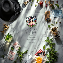 Derby Inspiriert Brautparty "Off to the Altar" Acryleinladungen