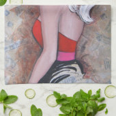 Derby-Küken ~ 2012 Entwurf durch Künstler GG Küchentuch (Gefaltet)