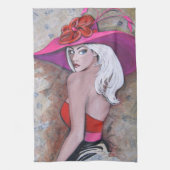 Derby-Küken ~ 2012 Entwurf durch Künstler GG Küchentuch (Vertikal)