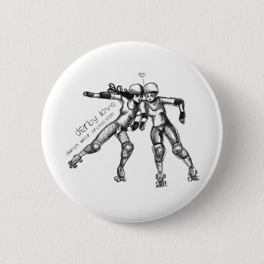 Derby-Liebe Button (Vorderseite)