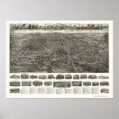 Derby (Manchester), CT Panoramic Map - 1914 Poster (Vorne)
