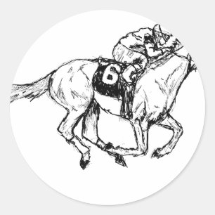 Derby Me Kentucky Runder Aufkleber