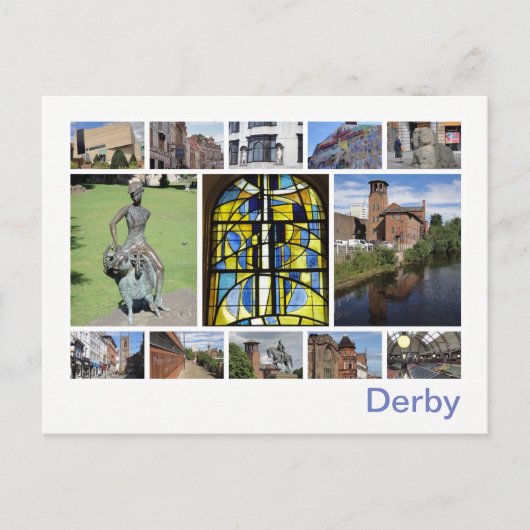 Derby-Mehrbild-Postkarte Postkarte (Vorderseite)