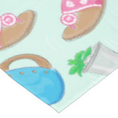 Derby Mint Julep Bermuda Bag Sandals Tischdecke (Schrägansicht)
