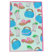 Derby Mint Julep Bermuda Beutel Sandals Preppy Mittlere Geschenktüte (Vorderseite)