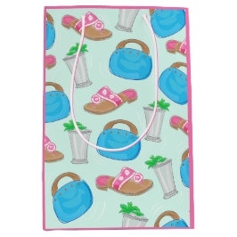 Derby Mint Julep Bermuda Beutel Sandals Preppy Mittlere Geschenktüte