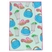 Derby Mint Julep Bermuda Beutel Sandals Preppy Mittlere Geschenktüte (Rückseite)