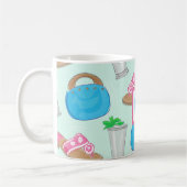 Derby Mint Julep Purep Jack Preppy Monogram Kaffeetasse (Links)