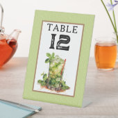 Derby Mint Julep Table Number Sockelschild (In Situ)