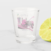 Derby Party Art Deco Schnapsglas (Rückseite)