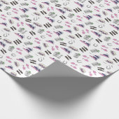 Derby Party Attire Mint Julep Horseshoe Geschenkpapier (Ecke)