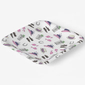 Derby Party Attire Mint Julep Horseshoe Pappteller (Gewinkelt)