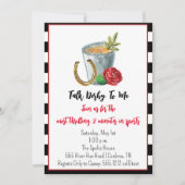 Derby Party Einladung (Vorderseite)