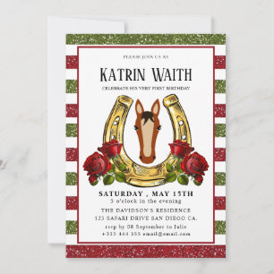 Derby Party Einladung