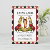 Derby Party Einladung (Stehend Vorderseite)