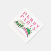 Derby Party Extravagant Hat Fashion Preppy Serviette (Ecke)