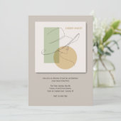 Derby Party Handgezeichnet weibliche Einladung (Stehend Vorderseite)