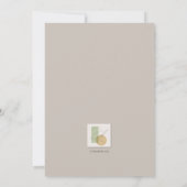 Derby Party Handgezeichnet weibliche Einladung (Rückseite)