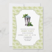 Derby-Party Mint Julep Einladung (Vorderseite)